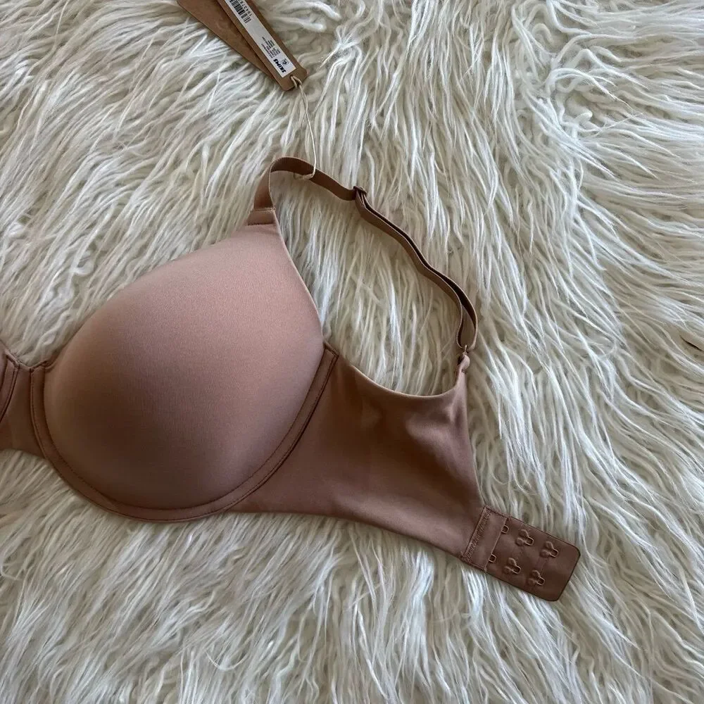 Skims Fits Everybody T-shirt Bra Sienna Size 34DDD - Picture 5 of 8